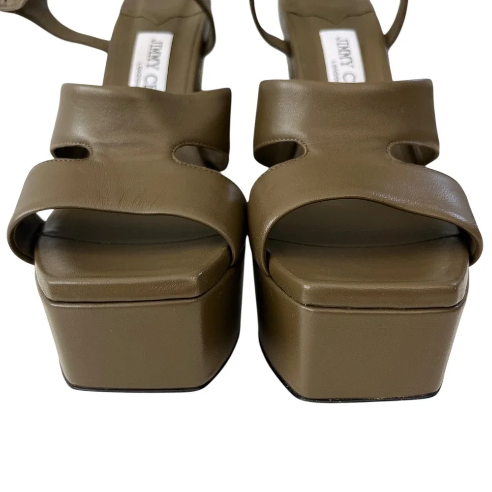 Jimmy Choo Ellison 140 Heel in Caper Green